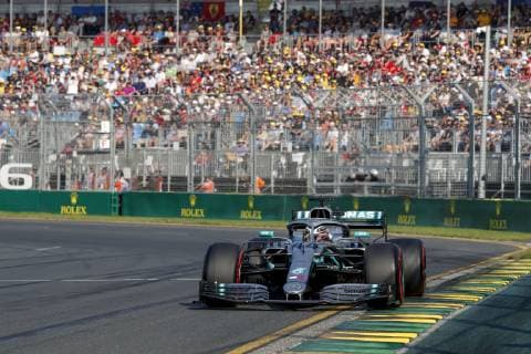 Motorsports: FIA Formula One World Championship WM Weltmeisterschaft 2019, Grand Prix of Australia, 44 Lewis Hamilton (GBR, Mercedes AMG Petronas Motorsport), Melbourne Australia