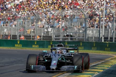 Motorsports: FIA Formula One World Championship WM Weltmeisterschaft 2019, Grand Prix of Australia, 44 Lewis Hamilton (GBR, Mercedes AMG Petronas Motorsport), Melbourne Australia