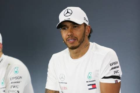 March 16, 2019 - LEWIS HAMILTON speaking at the post qualifying press conference PK Pressekonferenz at the 2019 Formula 1 Australian Grand Prix on March 16, 2019 In Melbourne, Australia F1 Grand Prix of Australia - Qualifying Press Conference - ZUMAa155 20190316_zaa_a155_086 Copyright: xChristopherxKhouryx