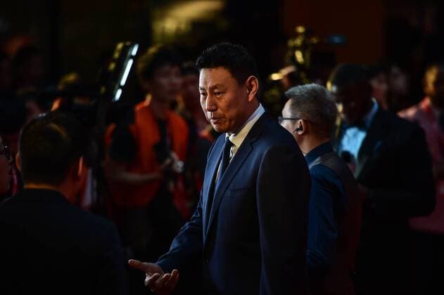 (190316) -- SHENZHEN, March 16, 2019 (Xinhua) -- China s head coach, Li Nan reacts during the draw ceremony of 2019 FIBA Basketball World Cup in Shenzhen, south China s Guangdong Province, March 16, 2019. (Xinhua Liu Dawei) (SP)CHINA-SHENZHEN-BASKETBALL-FIBA WORLD CUP-DRAW 