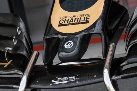 March 16, 2019 - Melbourne, Victoria, Australia - Both Haas cars honoured the life of Charlie Whiting over the weekend ahead of the Australian Formula 1 Grand Prix at Albert Park on March 16, 2019 in Melbourne, Australia Australian F1 Grand Prix - Qualifying  - ZUMAn230 20190316_zaa_n230_033 Copyright: xMorganxHancockx