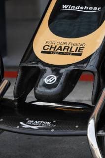 March 16, 2019 - Melbourne, Victoria, Australia - Both Haas cars honoured the life of Charlie Whiting over the weekend ahead of the Australian Formula 1 Grand Prix at Albert Park on March 16, 2019 in Melbourne, Australia Australian F1 Grand Prix - Qualifying  - ZUMAn230 20190316_zaa_n230_034 Copyright: xMorganxHancockx