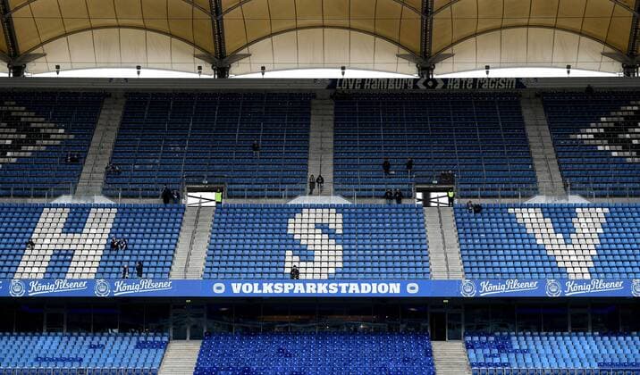 16 03 2019 xfux Football 2 Bundesliga Hamburger SV SV Darmstadt 98 emonline emspor v l Volksparkstadion Arena Interior Tribuene Arena View Overview Seating DFL DFB REGULATIONS PROHIBIT ANY USE OF PHOTOGRAPHS as IMAGE SEQUENCES and or QUASI VIDEO Hamburg