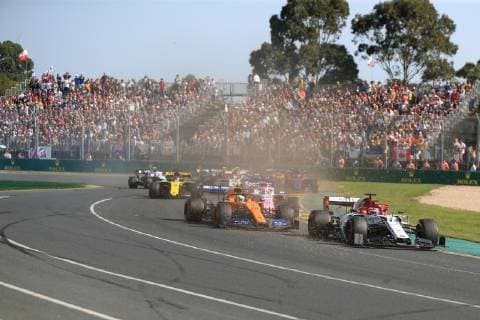 17th March 2019, Melbourne Grand Prix Circuit, Melbourne, Australia; Melbourne Formula One Grand Prix, race day; Alfa Romeo F1 Team, Kimi Raikkonen  ActionPlus12116114 Octane