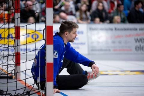 Lübbecke Germany 16 03 2019 2 Handball Bundesliga 2018 2019 TuS N Lübbecke vs Handball Sportverein Hamburg Peter Tatai Lübbecke Lübbecke Nordrhein Westfalen Germany Merkur Arena