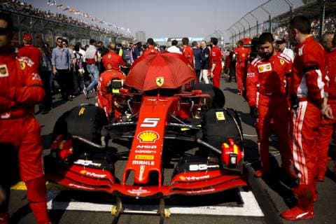 Motorsports: FIA Formula One World Championship WM Weltmeisterschaft 2019, Grand Prix of Australia, 5 Sebastian Vettel (GER, Scuderia Ferrari Mission Winnow), Melbourne Australia