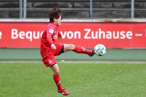 Sport 1 FC Cologne vs. SV 67 Weinberg Football 2 Bundesliga Women Franz Kremer Stadium Yuka Hirano 1 FC Cologne 17 03 2019