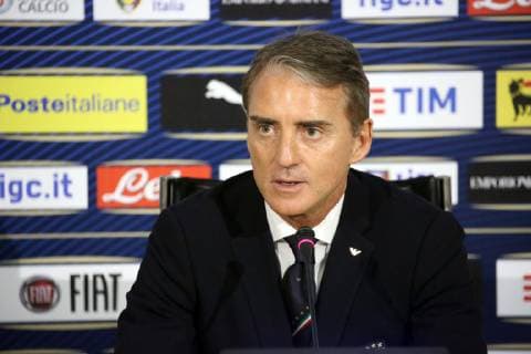 Photo LaPresse - Jennifer Lorenzini 18 March 2019 Firenze (Italy) Soccer Italy Italian Football meeting - "Coverciano" - press conference PK Pressekonferenz Roberto Mancini In the pic: Roberto Mancini  Copyright: xJenniferxLorenzini LaPressex
