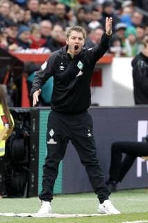 KOHLFELDT Florian Trainer Team Werder Bremen DFL Bundesliga Season 2018 2019 Game Bayer 04 Leverkusen Werder Bremen 1 3 on 17 03 2019 in Leverkusen DFL REGULATIONS PROHIBIT ANY USE OF PHOTOGRAPHS as IMAGE SEQUENCES and or QUASI VIDEO