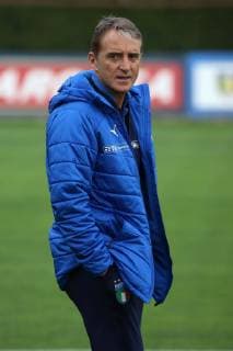 Photo LaPresse - Jennifer Lorenzini 18 March 2019 Firenze (Italy) Soccer Italy Italian Football meeting - "Coverciano" - Training In the pic: Roberto Mancini  Copyright: xJenniferxLorenzini LaPressex