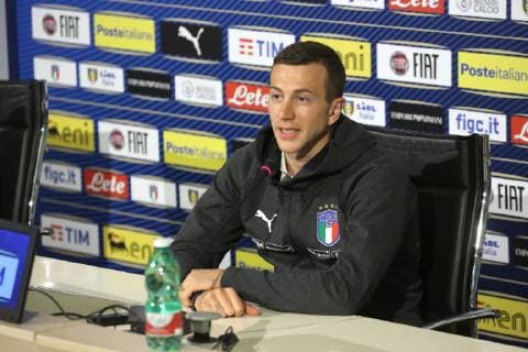 Photo LaPresse - Jennifer Lorenzini 19 March 2019 Firenze (Italy) Soccer Italy Italian Football meeting - "Coverciano" - press conference PK Pressekonferenz of Federico Bernardeschi In the pic: Federico Bernardeschi  Copyright: xJenniferxLorenzini LaPressex