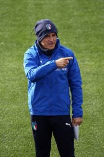 Photo LaPresse - Jennifer Lorenzini 19 March 2019 Firenze (Italy) Soccer Italy Italian Football meeting - "Coverciano" - Training In the pic: Roberto Mancini, coach of Italy  Copyright: xLaPresse JenniferxLorenzinix