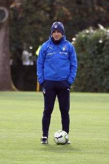 Photo LaPresse - Jennifer Lorenzini 19 March 2019 Firenze (Italy) Soccer Italy Italian Football meeting - "Coverciano" - Training In the pic: Roberto Mancini, coach of Italy  Copyright: xLaPresse JenniferxLorenzinix