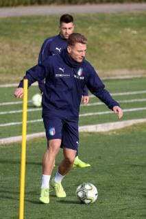 Photo LaPresse - Jennifer Lorenzini 19 March 2019 Firenze (Italy) Soccer Italy Italian Football meeting - "Coverciano" - Training In the pic: Ciro Immobile  Copyright: xLaPresse JenniferxLorenzinix