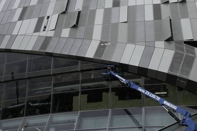Tottenham Hotspur Stadium in its final stages of completion at High Road (White Hart Lane), London, England on 19 March 2019. Copyright: xVincexxMignottx PMI-2696-0012