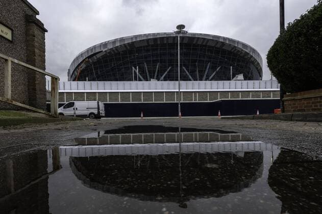 Tottenham Hotspur Stadium in its final stages of completion at High Road (White Hart Lane), London, England on 19 March 2019. Copyright: xVincexxMignottx PMI-2696-0025