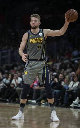 March 19, 2019 - Los Angeles, California, U.S - Domantas Sabonis 11 of the Indiana Pacers with the ball during their NBA Basketball Herren USA game with the Los Angeles Clippers on Tuesday March 19, 2019 at the Staples Center in Los Angeles, California. Clippers defeat Pacers, 115-109. JAVIER ROJAS PI Clippers defeat Pacers, 115-109 - ZUMAp124 20190319_zaa_p124_002 Copyright: xJavierxRojasx