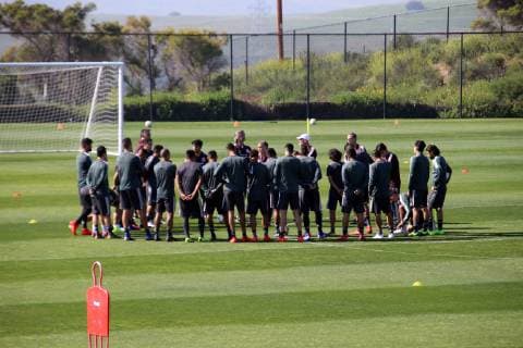 March 19 2019 EUM20190319DEP15 JPG CALIFORNIA EU SoccerFutbol Seleccion Mexicana La Seleccion Mexicana de futbol realiza su entrenamiento matutino este martes 19 de marzo de 2019 en Centro de Entrenamiento del Comite Olimpico de Estados Unidos en Chula Vista de cara a su partido amistoso ante Chile como parte de la fecha FIFA Photo Agencia EL UNIVERSALGerardo Velazquez de LeonEVZ Latin News March 19 2019  - ZUMAu78_ 20190319_zaf_u78_051 Copyright: xElxUniversalx