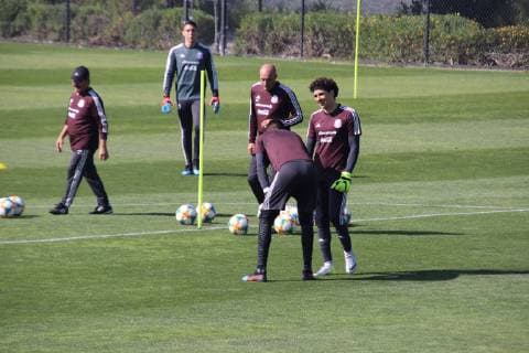 March 19 2019 EUM20190319DEP16 JPG CALIFORNIA EU SoccerFutbol Seleccion Mexicana La Seleccion Mexicana de futbol realiza su entrenamiento matutino este martes 19 de marzo de 2019 en Centro de Entrenamiento del Comite Olimpico de Estados Unidos en Chula Vista de cara a su partido amistoso ante Chile como parte de la fecha FIFA Foto Agencia EL UNIVERSALGerardo Velazquez de LeonEVZ Latin News March 19 2019  - ZUMAu78_ 20190319_zaf_u78_056 Copyright: xElxUniversalx