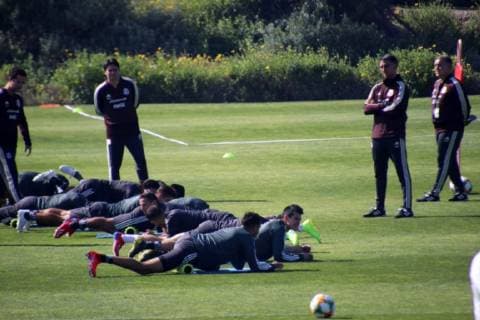 March 20 2019 EUM20190320DEP01 JPG CALIFORNIA EU SoccerFutbol Seleccion Mexicana La Seleccion Mexicana de futbol realiza su entrenamiento matutino este martes 19 de marzo de 2019 en Centro de Entrenamiento del Comite Olimpico de Estados Unidos en Chula Vista de cara a su partido amistoso ante Chile como parte de la fecha FIFA Foto Agencia EL UNIVERSALGerardo Velazquez de LeonRCC Latin News March 20 2019  - ZUMAu78_ 20190320_zaf_u78_003 Copyright: xElxUniversalx