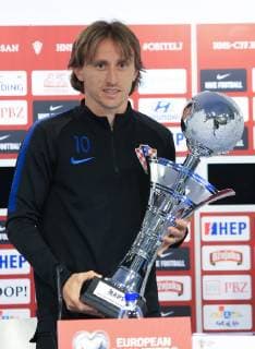 Croatia National football team - press conference PK Pressekonferenz 20.03.2019. , Zagreb - Zlatko Dalic and Luka Modric held a press conference ahead of qualifying matches for Euro 2020 against Azerbejdzana and Hungary. Luka Modric received an AIPS award for the best athlete in the world.  MarkoxPrpic PIXSELL