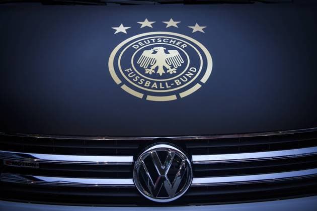 20 03 2019 xkvx Football Friendly match Germany Serbia emspor v l DFB Logo VW Logo Volkswagen Multivan Emblem Bus Vehicle Mobility Partner Sponsor Autosponsor DFL DFB REGULATIONS PROHIBIT ANY USE OF PHOTOGRAPHS as IMAGE SEQUENCES and or QUASI VIDEO Wolfsburg