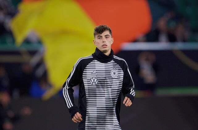Football DFB Wolfsburg 20 03 2019 Volkswagen Arena Season 2019 2020 Friendly match GERMANY v SERBIA 1 1 Kai HAVERTZ 23 GER photo Eberhard Thonfeld camera 4 DFL regulations prohibit any use of photographs as image sequences and or quasi video