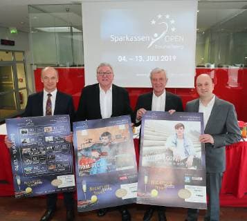 v l Christian Geiger 1 City Councillor of the City of Braunschweig Sports Director Werner Schilli Deputy Chairman of the Board of Management of Braunschweigische Landesssparkasse and Spokesman of the Tournament Advisory Board Harald Tenzer Licensee and Organiser of the Sparkassen Open Managing Director of Brunswiek Marketing GmbH and Volker Jaecke Tournament Director
