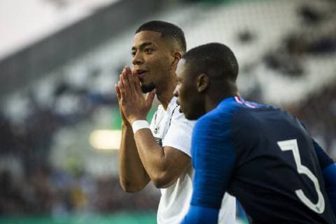 GER LS DFB U21 Germany vs France 21 03 2019 Stadion Essen Essen GER LS DFB U21 Germany vs France DFB REGULATIONS PROHIBIT ANY USE OF PHOTOGRAPHS AS IMAGE SEQUENCES AND OR QUASI VIDEO in picture shows Benjamin Henrichs DFB U21 2 disappointed after missed chance nordphotox xRauch nph00251