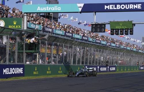 BOTTAS Valtteri F1 Team Mercedes AMG at the finish F1 GP Australia 2019 on 17 03 2019 in Melbourne