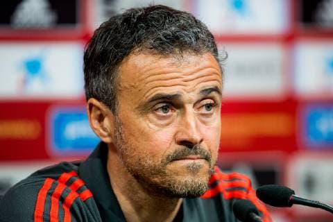 190322 Luis Enrique head coach of Spain during a press conference on March 22 2019 in Valencia Photo Vegard Wivestad Grott BILDBYRAN kod VG 170315,  Copyright: VEGARDxWIVESTADxGRoTT BB190322BB418