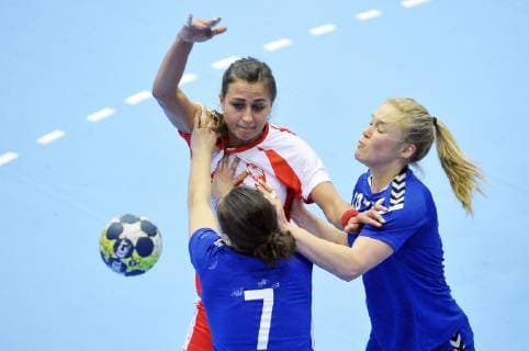 Handball, Länderspiel, Polen - Finnland 2019.03.22 Gdansk Pilka reczna Baltic Handball Cup 2019 Finlandia - Polska B N z Emilia Galinska Foto Norbert Barczyk PressFocus NEWSPIX.PL --- Newspix.pl  20190322NB0057