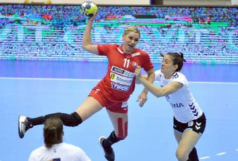Handball, Länderspiel, Slowakei - Argentinien 2019.03.22 Gdansk Pilka reczna Baltic Handball Cup 2019 Argentyna - Slowacja N z Simona Szarkova Foto Norbert Barczyk PressFocus NEWSPIX.PL --- Newspix.pl  20190322NB0280
