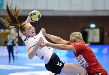 Sport Themen der Woche KW12 Sport Bilder des Tages Handball, Länderspiel, Slowakei - Argentinien 2019.03.22 Gdansk Pilka reczna Baltic Handball Cup 2019 Argentyna - Slowacja N z Malena Cavo Foto Norbert Barczyk PressFocus NEWSPIX.PL --- Newspix.pl  20190322NB0304