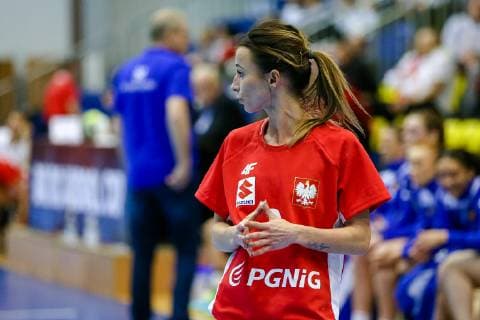 Handball, Länderspiel, Polen - Island 22.03.2019 GDANSK HALA AWFIS PILKA RECZNA KOBIET (HANDBALL) BALTIC HANDBALL CUP 2019 (GAME) POLSKA - ISLANDIA NZ MARIOLA WIERTELAK FOTO TADEUSZ SKWIOT CYFRASPORT NEWSPIX.PL --- Newspix.pl  20190322TSCS2119