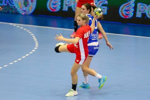 Handball, Länderspiel, Polen - Island 22.03.2019 GDANSK HALA AWFIS PILKA RECZNA KOBIET (HANDBALL) BALTIC HANDBALL CUP 2019 (GAME) POLSKA - ISLANDIA NZ MALGORZATA BUKLAREWICZ FOTO TADEUSZ SKWIOT CYFRASPORT NEWSPIX.PL --- Newspix.pl  20190322TSCS2132