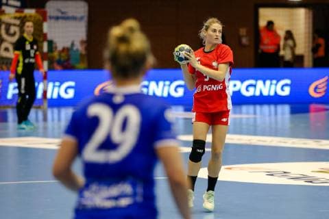 Handball, Länderspiel, Polen - Island 22.03.2019 GDANSK HALA AWFIS PILKA RECZNA KOBIET (HANDBALL) BALTIC HANDBALL CUP 2019 (GAME) POLSKA - ISLANDIA NZ MALGORZATA BUKLAREWICZ FOTO TADEUSZ SKWIOT CYFRASPORT NEWSPIX.PL --- Newspix.pl  20190322TSCS2149