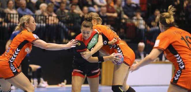 Photo Emily Bölk Germany Handball international on Fr 22 03 2019 in Groningen Netherlands Germany