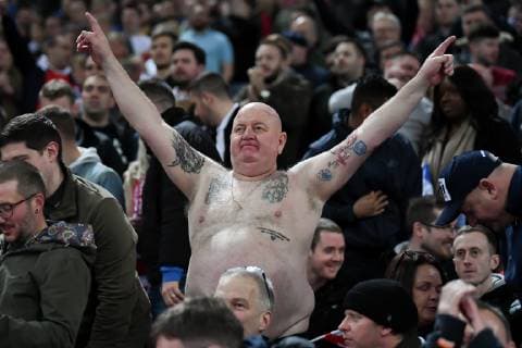 England v Czech Republic UEFA EURO EM Europameisterschaft Fussball 2020 Qualifiers England fan Tango during the UEFA Euro 2020 Qualifiers match at Wembley Stadium, London Content Not Available For UK Newspapers Copyright: xMartynxHaworthx FIL-13025-0101