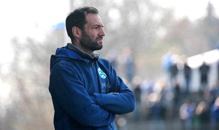 23 03 2018 Germany Stuttgart Football Oberlliga Baden Württemberg 24 Matchday Season 2018 2019 SV Stuttgarter Kickers vs FC Germania Friedrichstal Coach Tobias Flitsch Kickers