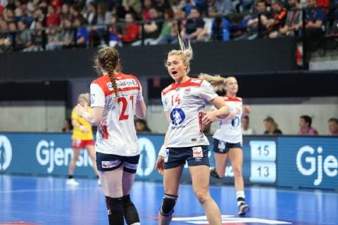 Vilde Johansen (Norvege) HANDBALL : Golden League - 2eme journee - Norvege vs Roumanie - 23 03 2019 KevinDomas Panoramic 