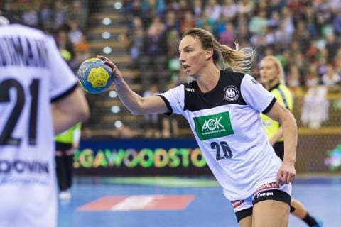 Handball Women Test match Germany vs. Netherlands Angie Geschke Germany Oldenburg Oldenburg EWE Arena Netherlands