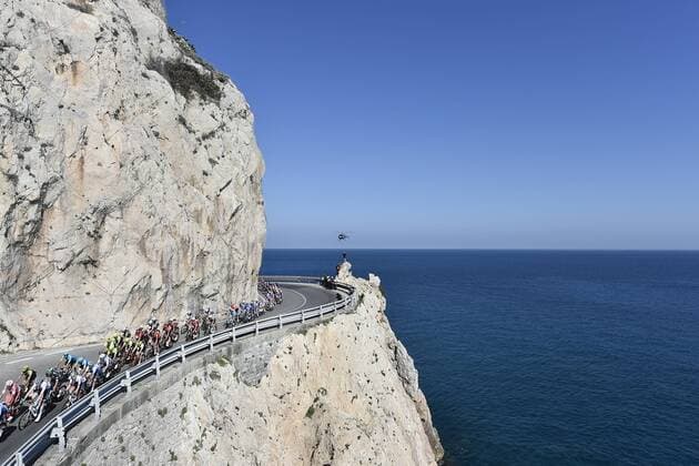 Photo LaPresse Fabio Ferrari March 23, 2018 Milano (Italy) Cycling Tirreno-Adriatico 2019 - edition 110 - Milano to Sanremo (182 miles) In the pic:& xa0;during the race  Copyright: xFabioxFerrarix LaPresse LaPressex