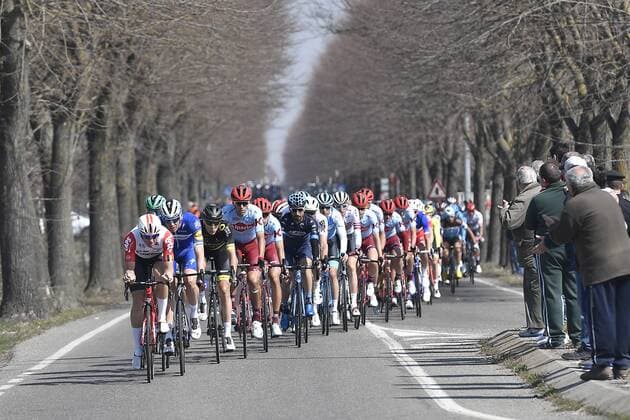 Photo LaPresse Fabio Ferrari March 23, 2018 Milano (Italy) Cycling Tirreno-Adriatico 2019 - edition 110 - Milano to Sanremo (182 miles) In the pic:& xa0;during the race  Copyright: xFabioxFerrarix LaPresse LaPressex