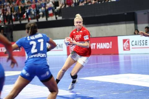 Stine JOrgensen (Danemark) HANDBALL : Golden League - 2eme journee - France vs Danemark - 23 03 2019 KevinDomas Panoramic 