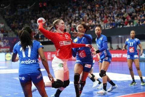 Anne Mette Hansen (Danemark) HANDBALL : Golden League - 2eme journee - France vs Danemark - 23 03 2019 KevinDomas Panoramic 