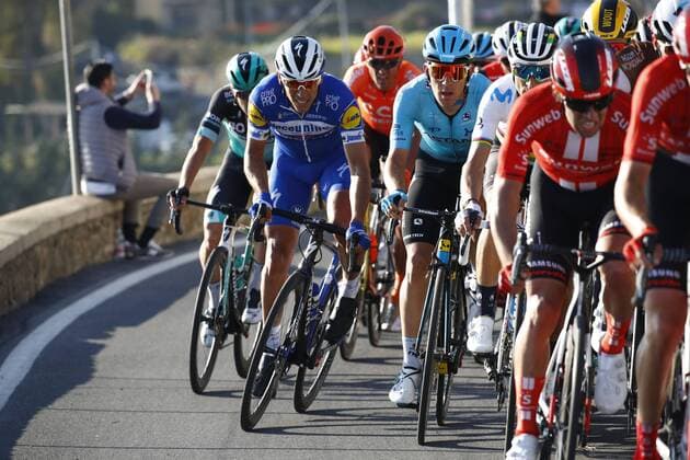Belgian Philippe Gilbert of Deceuninck - Quick-Step rides the 110th edition of the Milano-Sanremo one day cycling race, 294 km from Milan to Sanremo, Italy, Saturday 23 March 2019. FRANCE OUT YUZURUxSUNADA  x05554482x