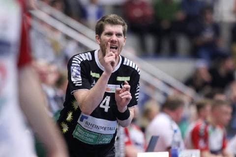 Christian Hosse HC Rhein Vikings 4 ASV Hamm Westfalen vs. HC Rhein Vikings Handball 2 Bundesliga 23 03 2019 ASV Hamm Westfalen vs. HC Rhein Vikings Handball 2 Bundesliga 23 03 2019 Hamm Copyright: xEibner Jan_Strohdiekx EP_JSK