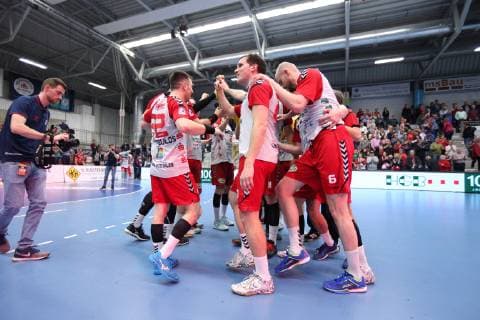ASV Hamm Westfalen ASV Hamm Westfalen vs. HC Rhein Vikings Handball 2 Bundesliga 23 03 2019 ASV Hamm Westfalen vs. HC Rhein Vikings Handball 2 Bundesliga 23 03 2019 Hamm Copyright: xEibner Jan_Strohdiekx EP_JSK