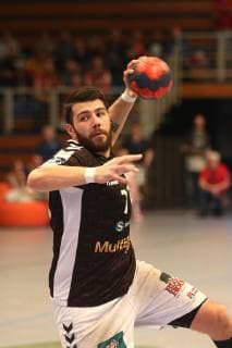 Handball 2 Handball Bundesliga 2018 2019 Handball Sportverein Hamburg vs EHV Aue Kevin Autumn Handball Sportverein Hamburg 7meter successful Sporthalle Hamburg Hamburg
